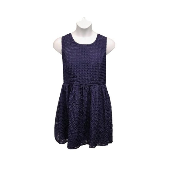 Forever 21 Dresses & Skirts - Forever 21 Dress Womens Plus Size 1x Navy Blue Sleeveless Fit and Flare